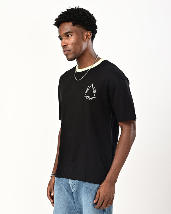 Black Feel the vibe T-Shirt
