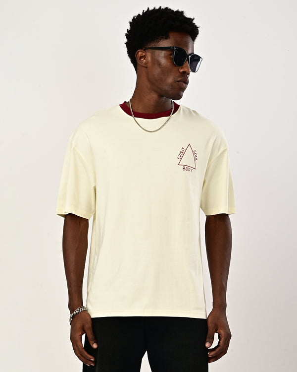 Red Feel the vibe T-Shirt