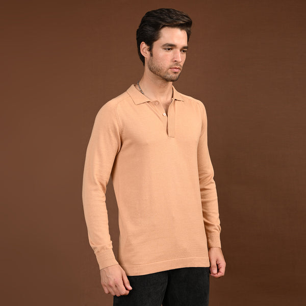 Sandal Polo Neck Full Sleeve T-Shirt