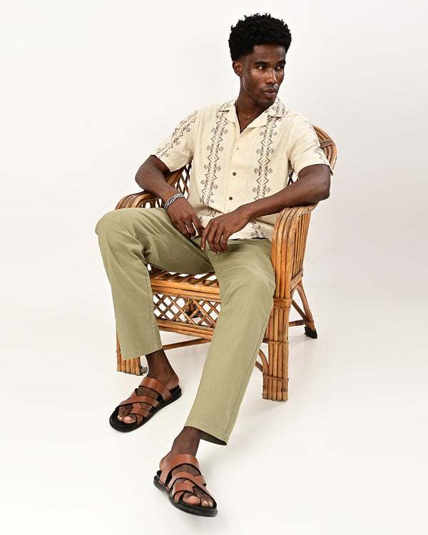Ilyzly Cubbon Collar Shirt