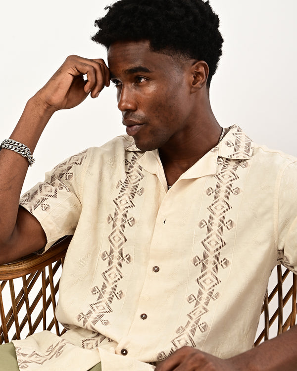 Ilyzly Cubbon Collar Shirt