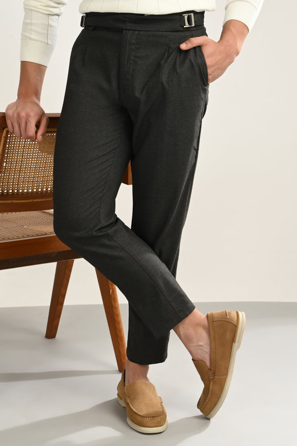 Dark Grey Gurkha Pant