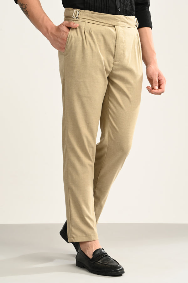 Beige Gurkha Pant