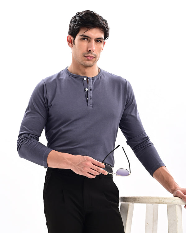 Izi blue Henley T Shirt