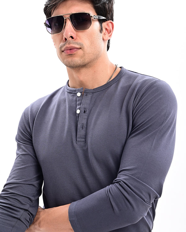 Izi blue Henley T Shirt