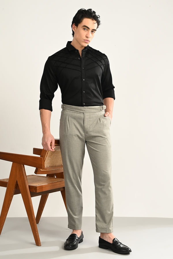 Grey Gurkha Pant