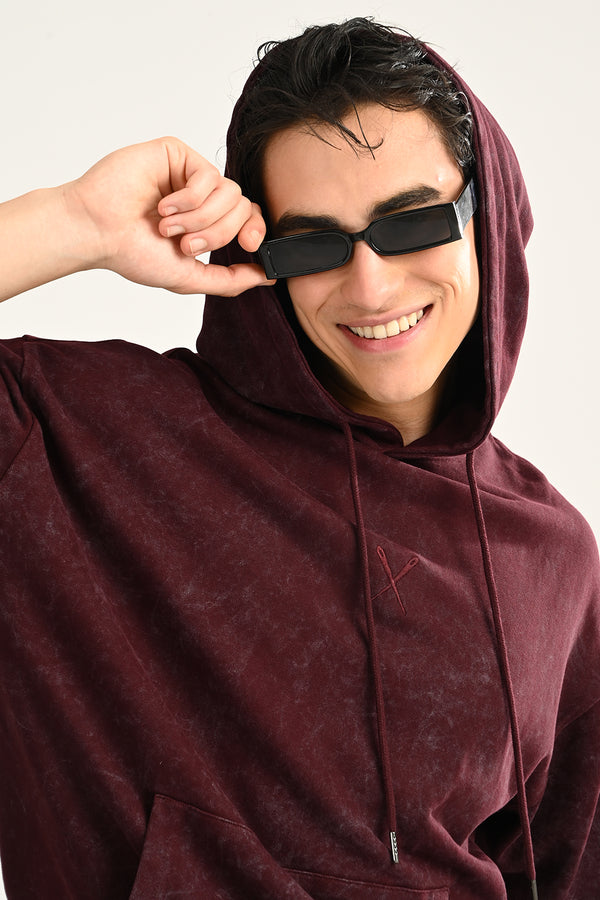 Ilyzly Acid Wash Hoodie