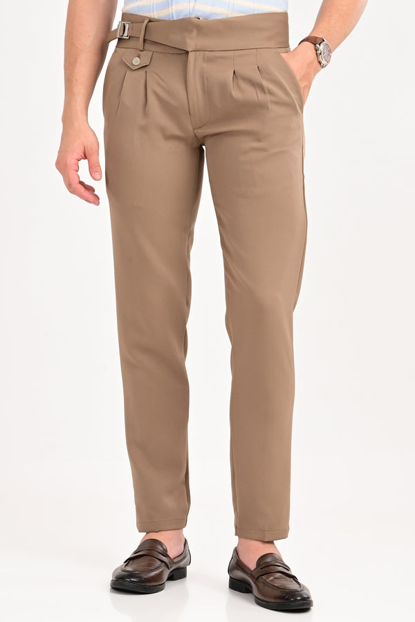 ILYZLY Double Pleated Gurkha Trousers