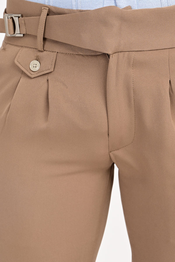 ILYZLY Double Pleated Gurkha Trousers