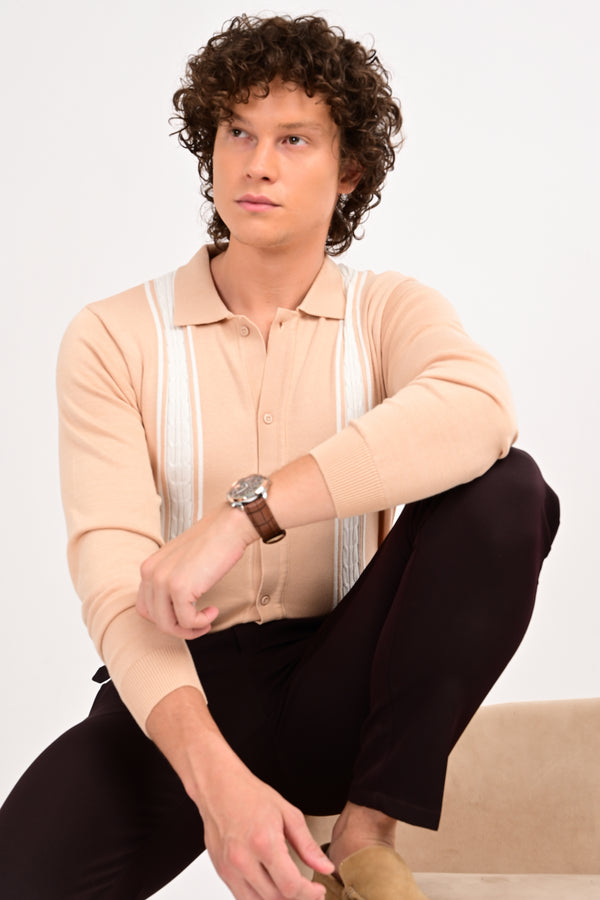 LYZLY Heritage Knit Polo
