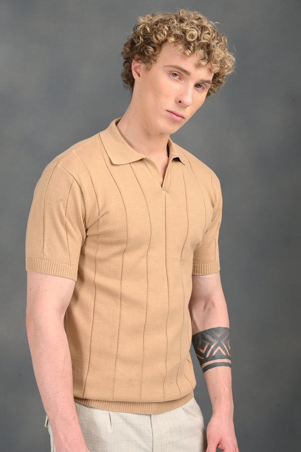IZI Sandal Knitted Polo T-Shirt