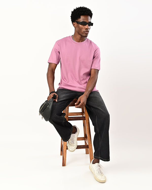Izi solid plain Tshirt - purple