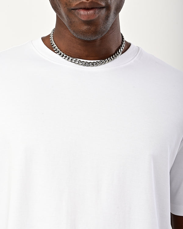 Izi solid plain Tshirt - white