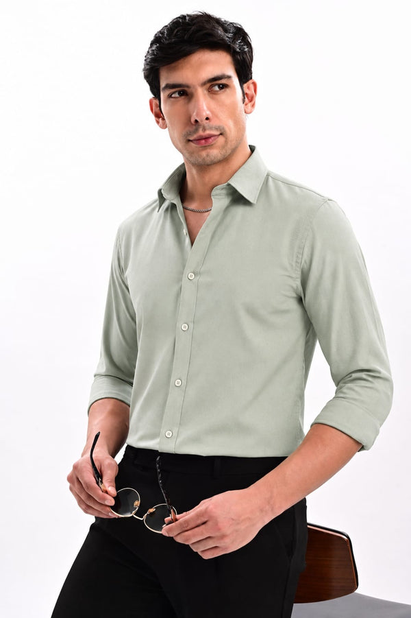 ILYZLY Signature Melange Full Sleeve Shirt