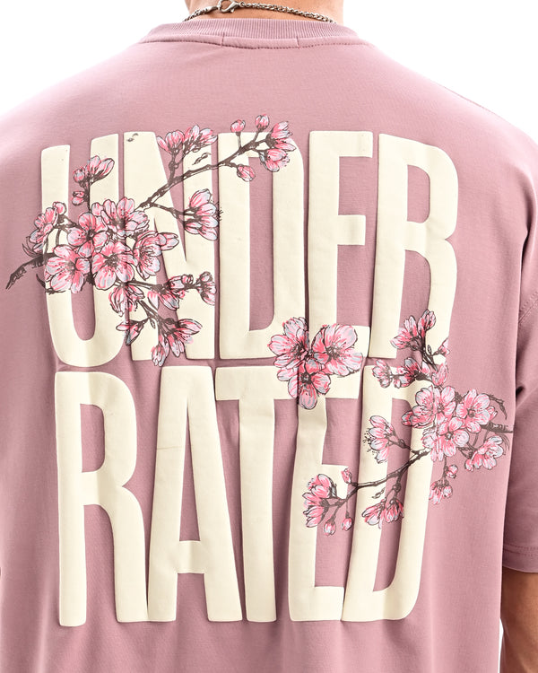Ilyzly light pink Still Rising Printed T Shirt