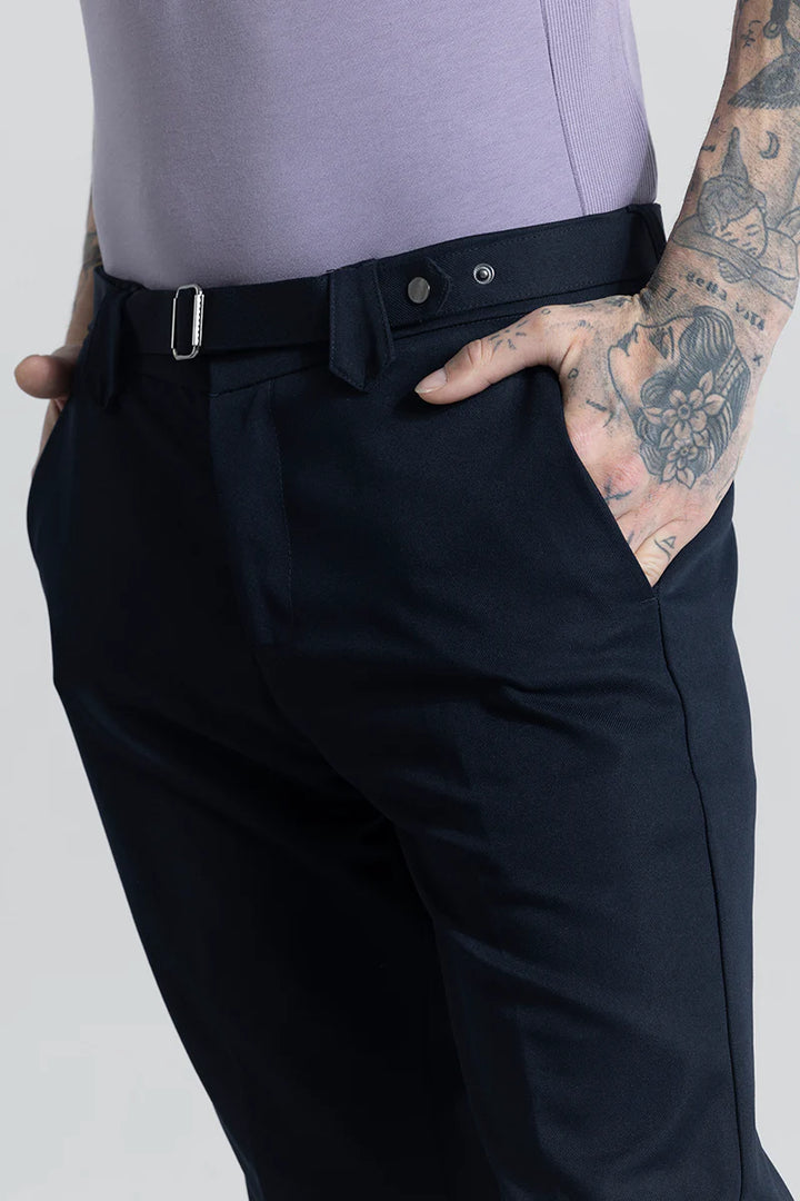 Flex Fit Navy Formal Trouser Ilyzly