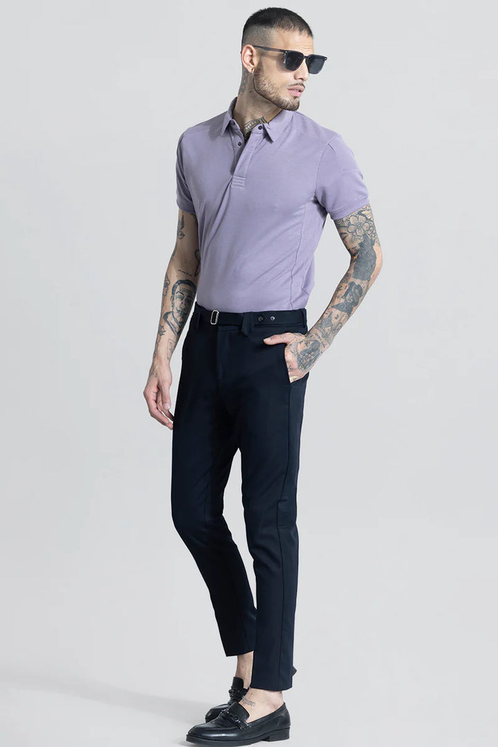 Flex Fit Navy Formal Trouser Ilyzly