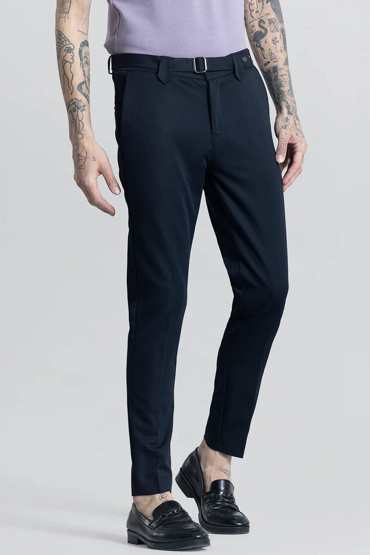 Flex Fit Navy Formal Trouser Ilyzly