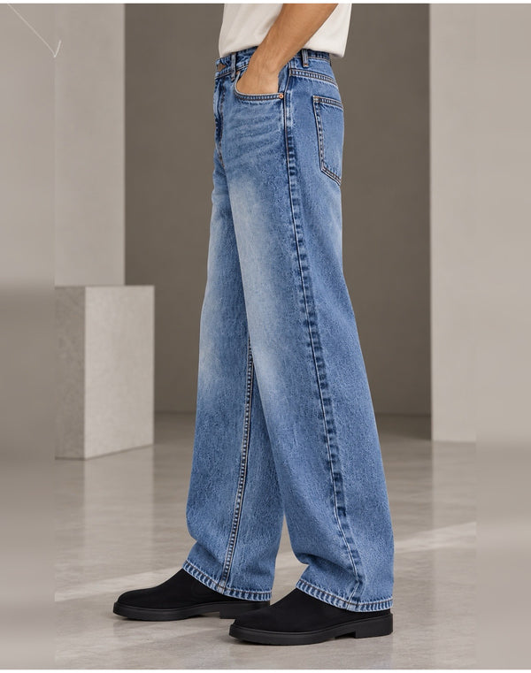 Izi Dark Blue Straight Fit Jean