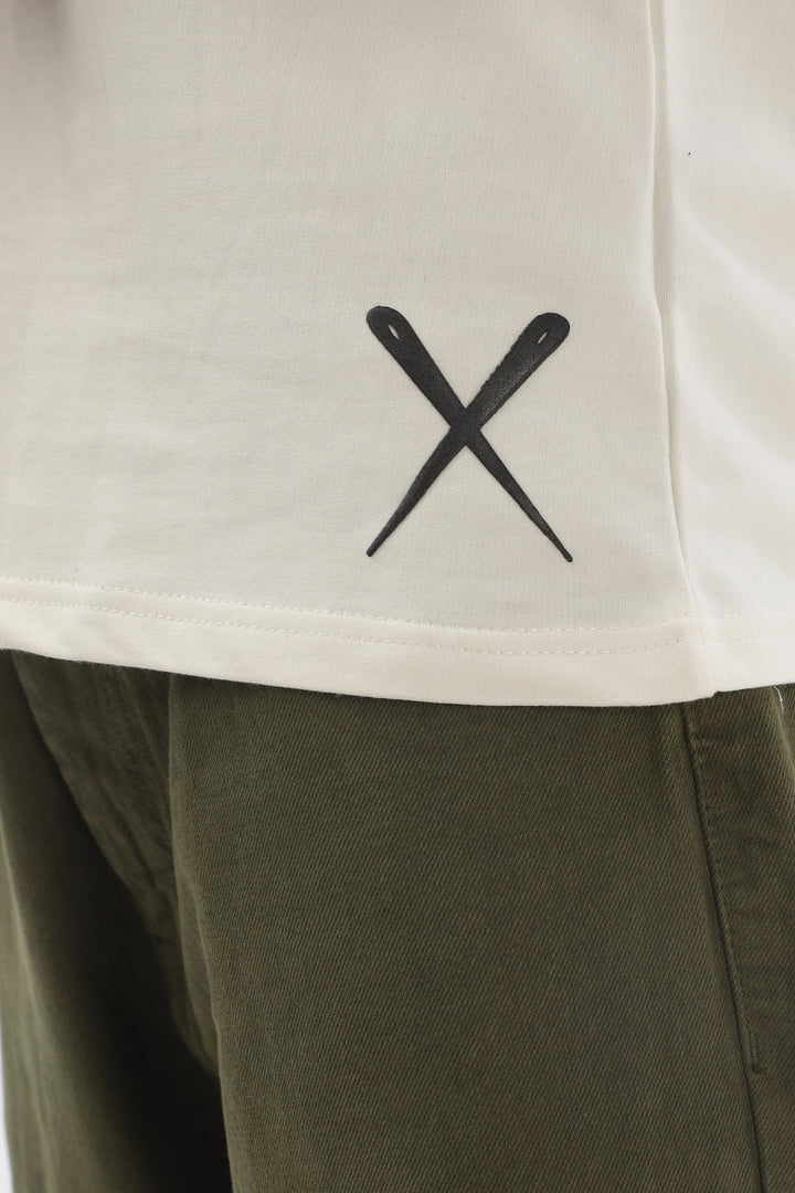 GameOn XO Cream Dropshoulder Tshirt Ilyzly