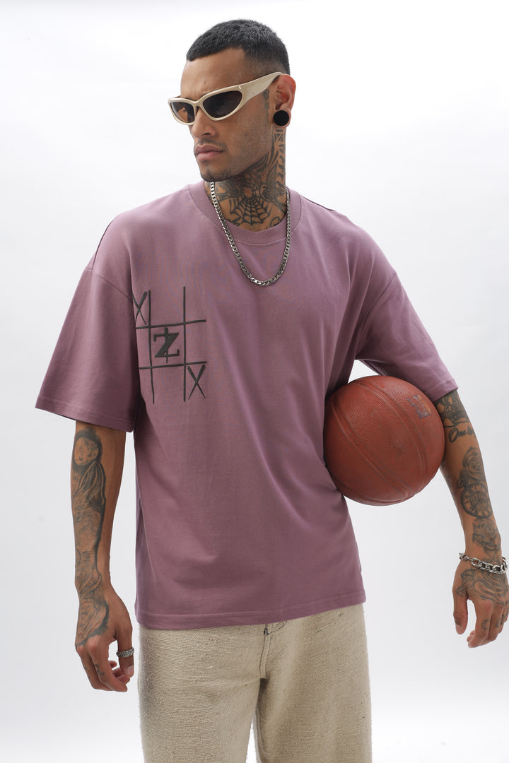 GameOn XO Purple Dropshoulder Tshirt Ilyzly