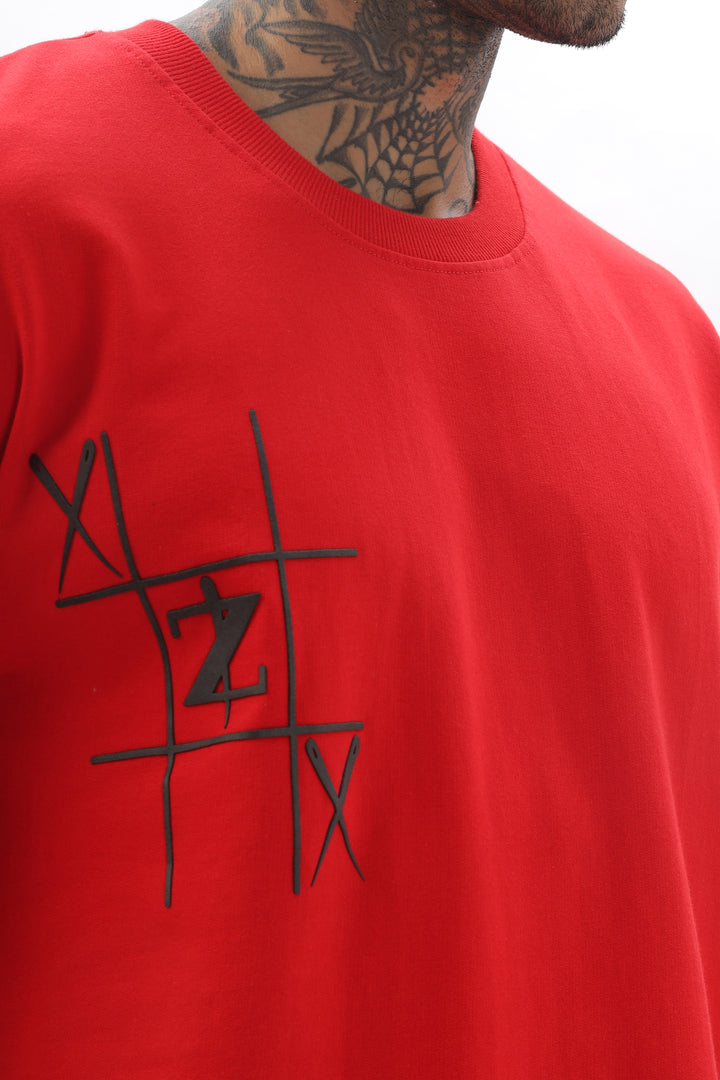 GameOn XO Red Dropshoulder Tshirt Ilyzly