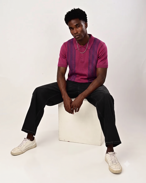 ILYZLY Milano Textured Polo
