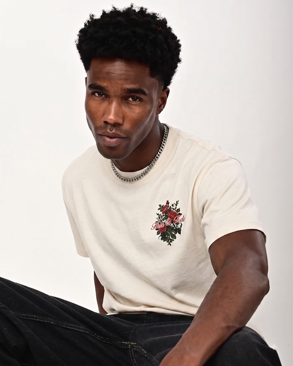 Ilyzly Floral Design T Shirt