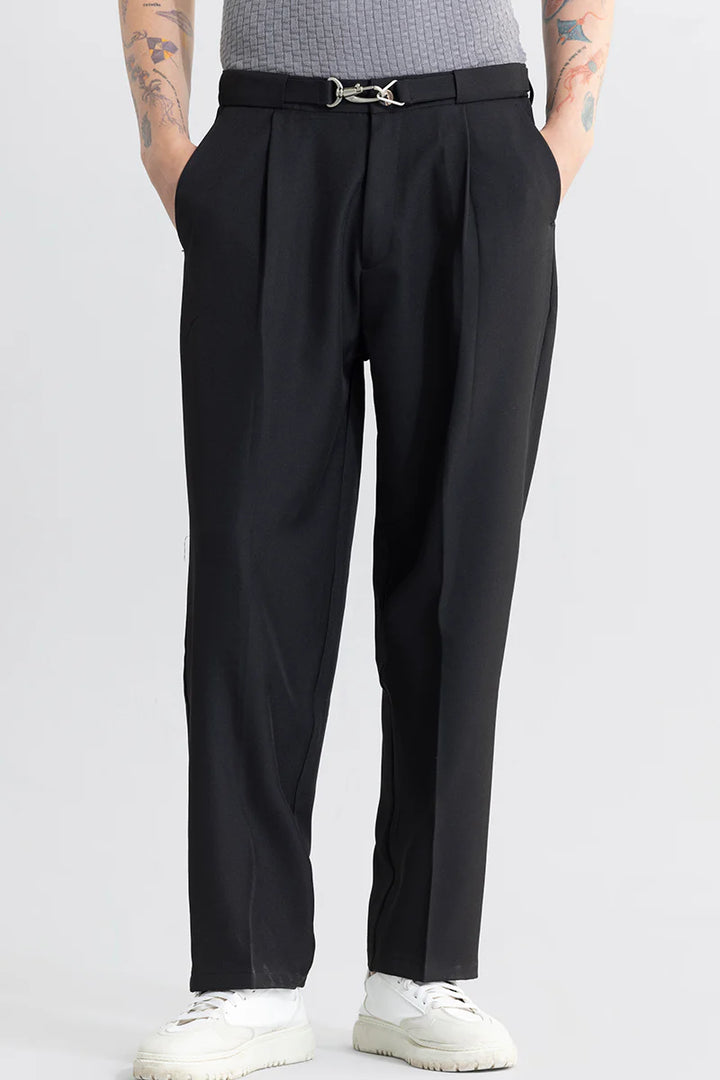 Hooked Black Korean Pant Ilyzly