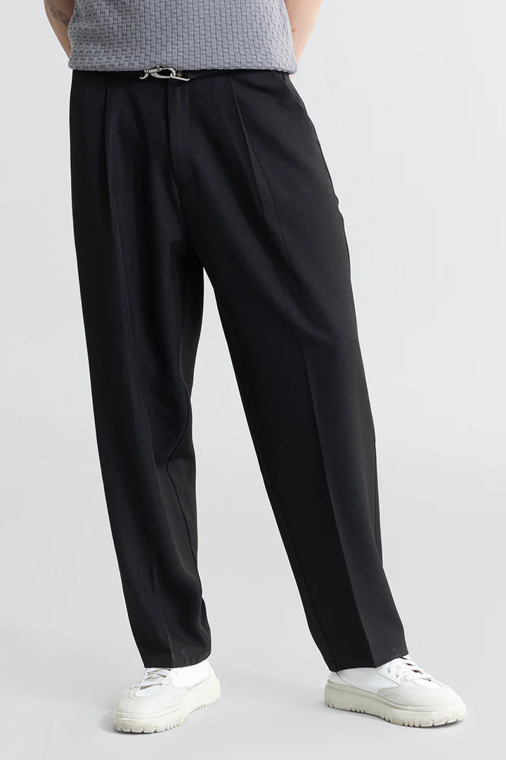 Hooked Black Korean Pant Ilyzly