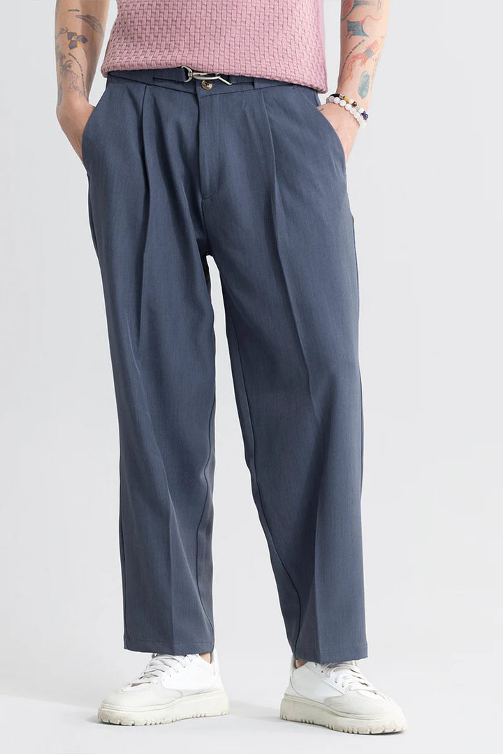 Hooked Elephant Grey Korean Pant Ilyzly