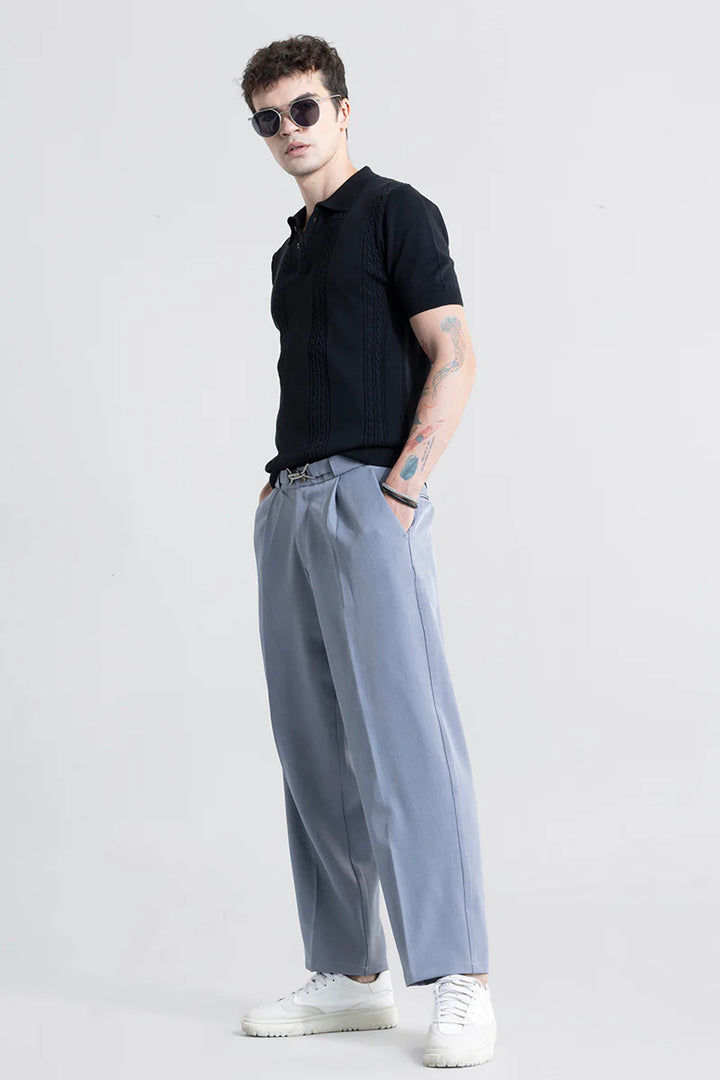 Hooked Grey Korean Pant Ilyzly