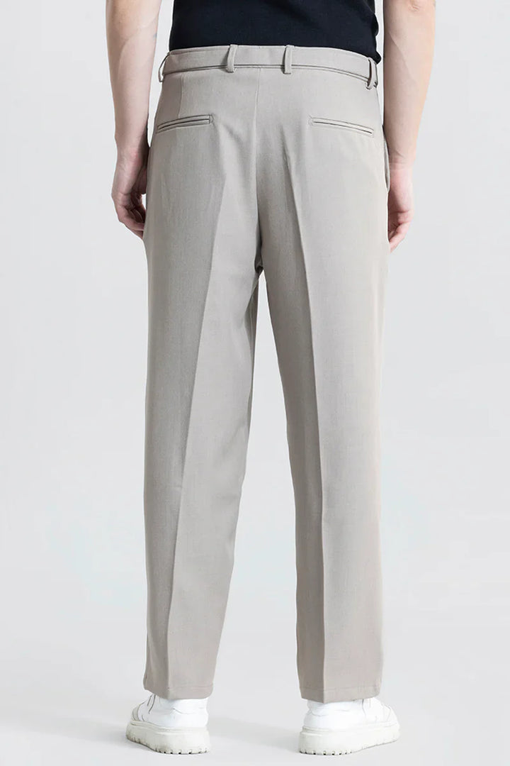 Hooked Light Grey Korean Pant Ilyzly