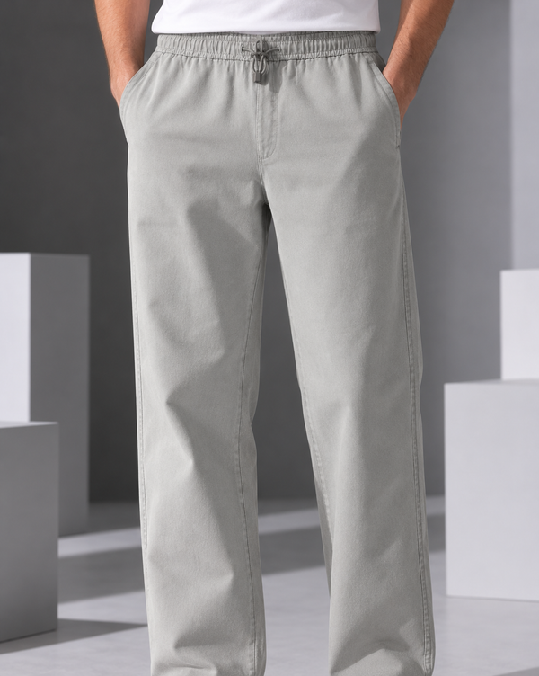 Ilyzly Grey Relaxed Fit Trouser