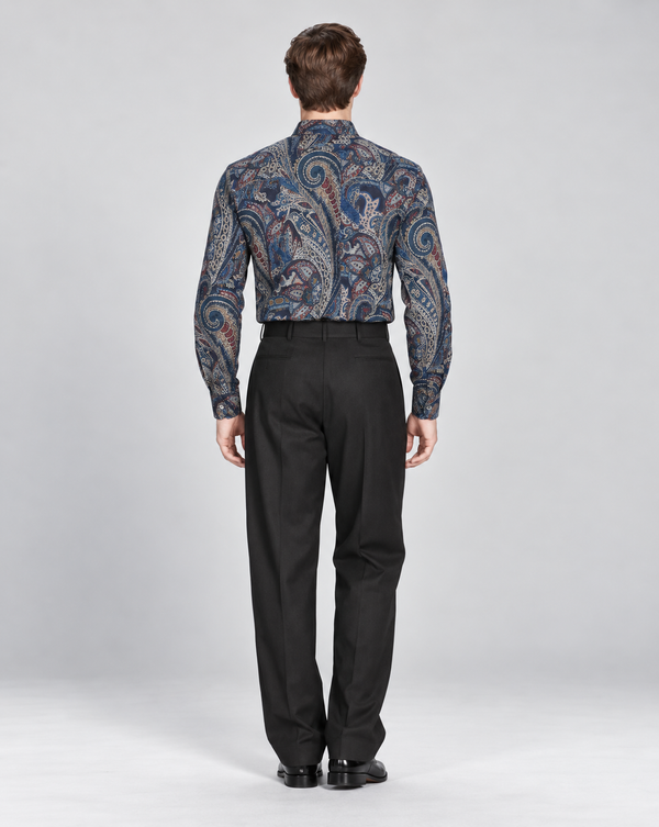 Ilyzly Paisley Navy Print Shirt