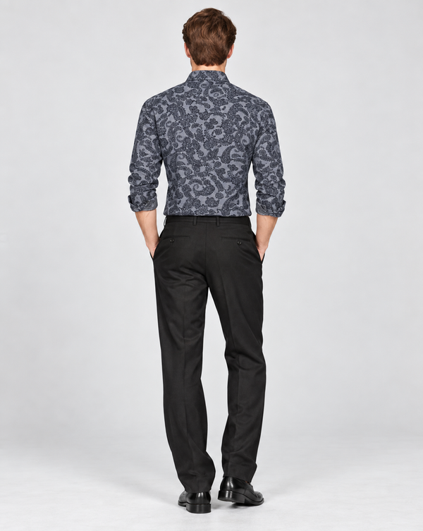 Ilyzly Paisley Grey Print Shirt