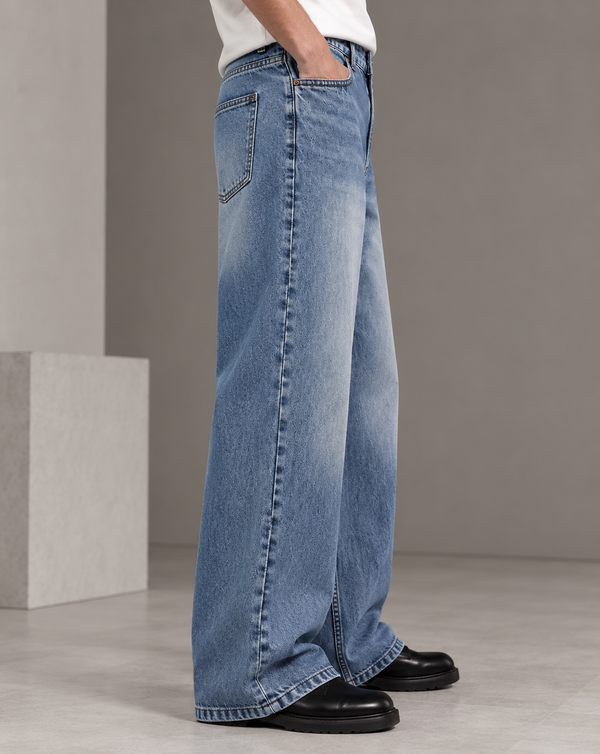 Izi Light Blue Straight Fit Jean