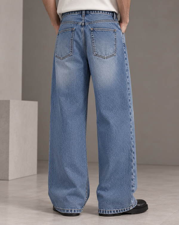 Izi Light Blue Straight Fit Jean