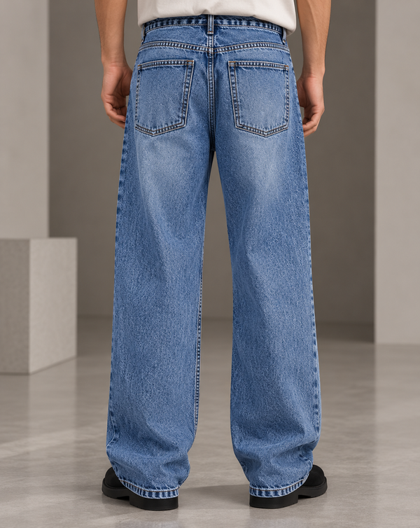 Izi Dark Blue Straight Fit Jean