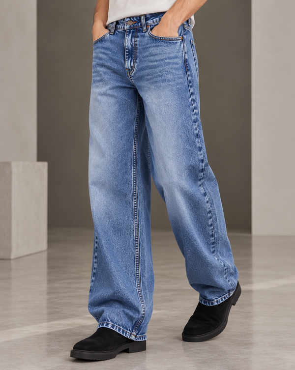 Izi Dark Blue Straight Fit Jean