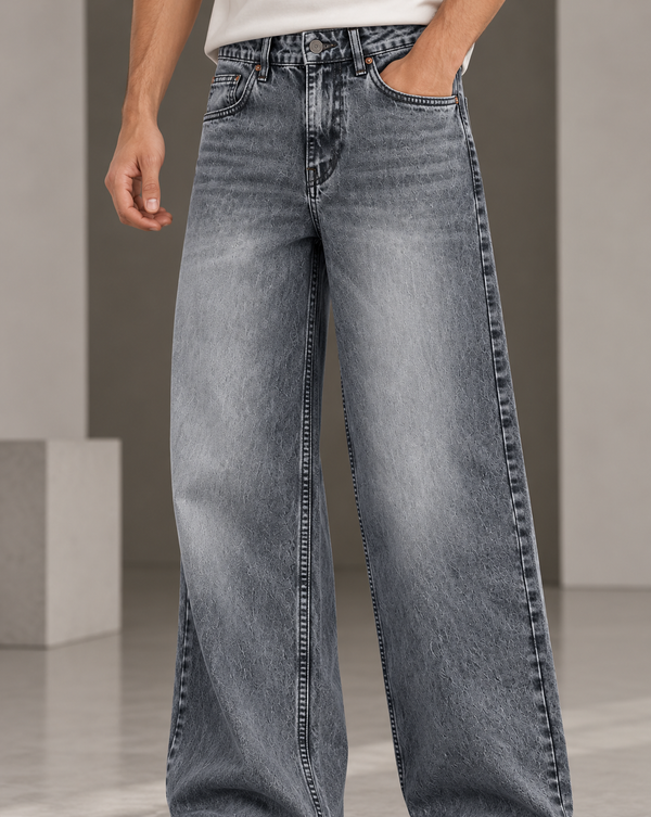 Izi Grey Straight Fit Jean