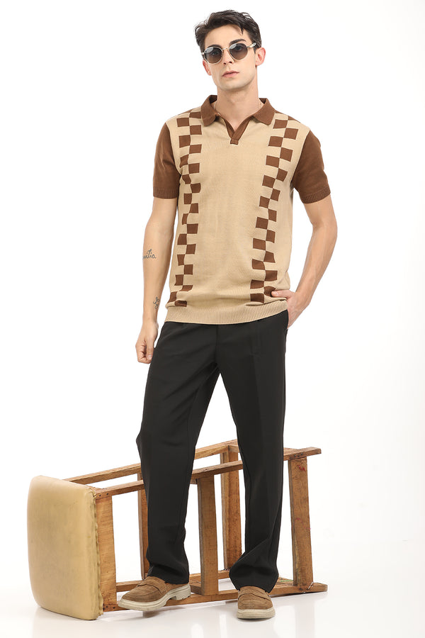 Brown Box Polo T-Shirt