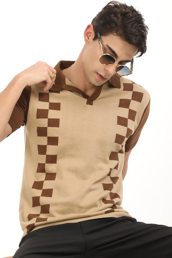 Brown Box Polo T-Shirt