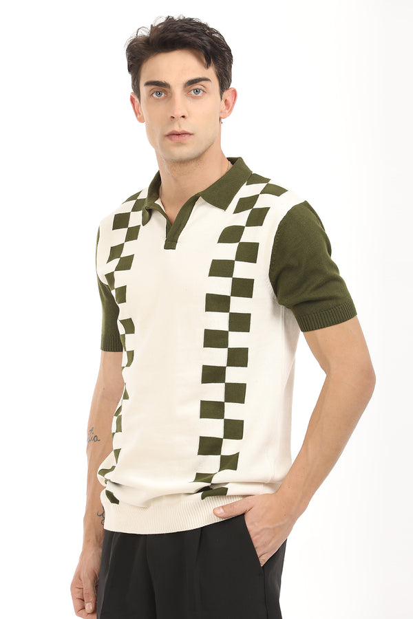 Green Box Polo T-Shirt