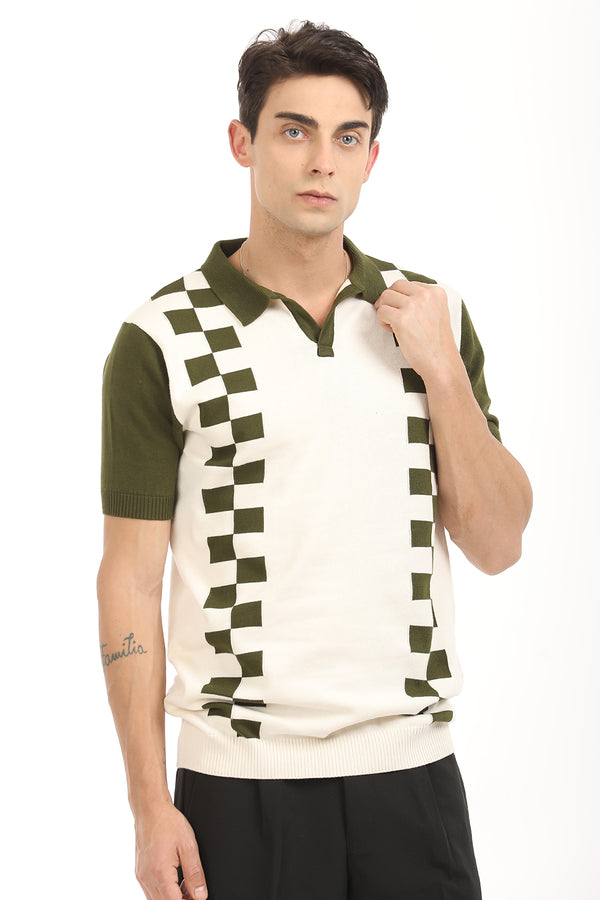 Green Box Polo T-Shirt