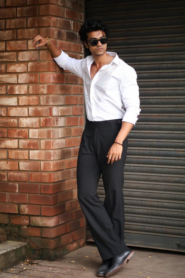 White Element Designer Wear Shirt