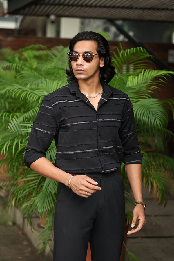 Black Box Design Full Sleeve Shirt