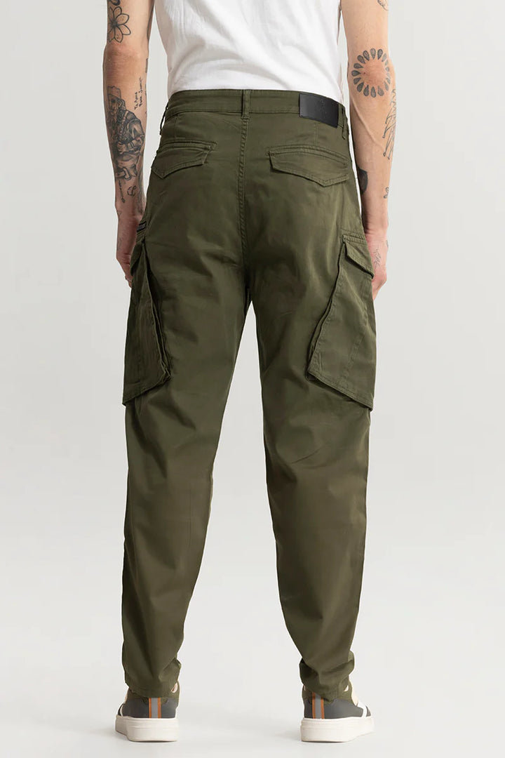 Kyubic Olive Cargo Pant Ilyzly