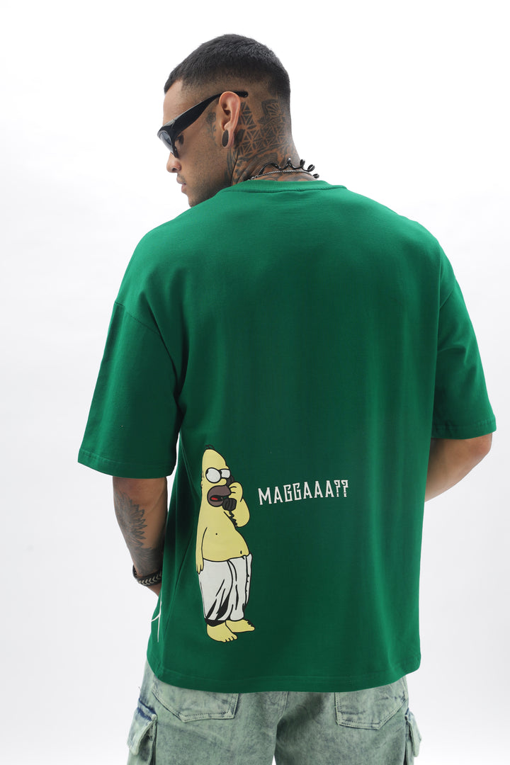 Macha Green Dropshoulder Tee Ilyzly