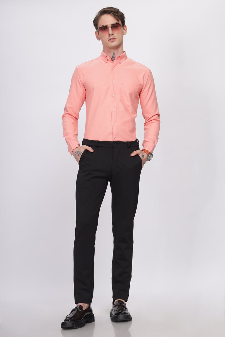 Oxford Formal Peach Shirt Ilyzly